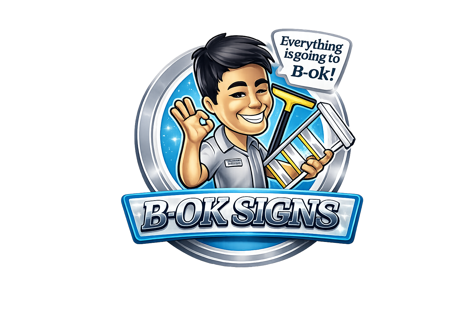 B-OK SIGNS logo